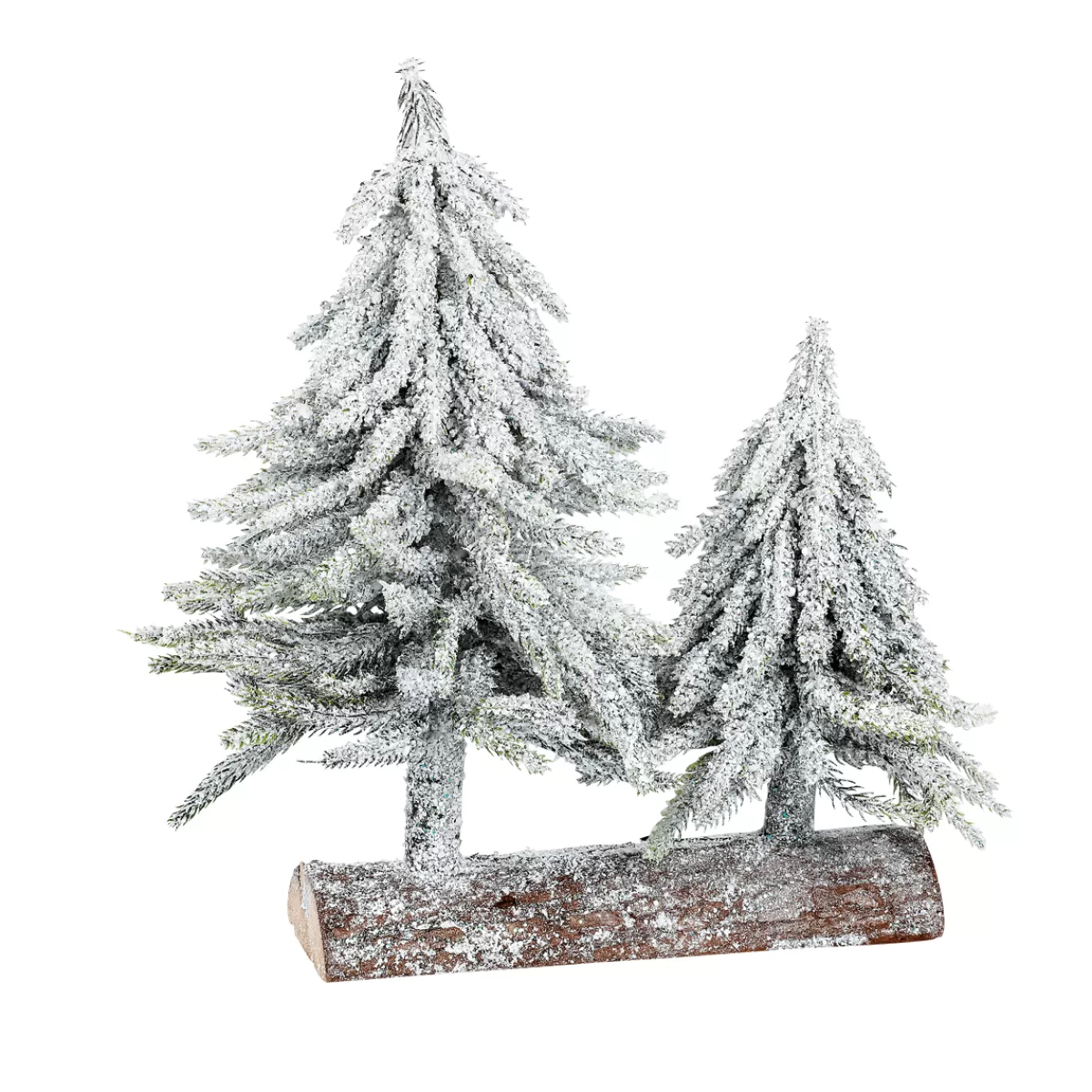 DecoWoerner Présentoir Sapin Enneigé 16 X 28 Cm