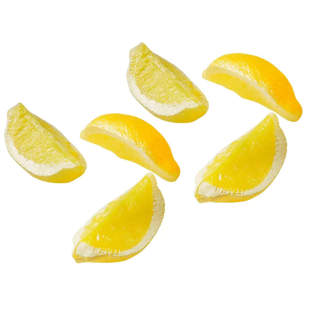 DecoWoerner Quartiers De Citron Aliment Factice, 6 Pces