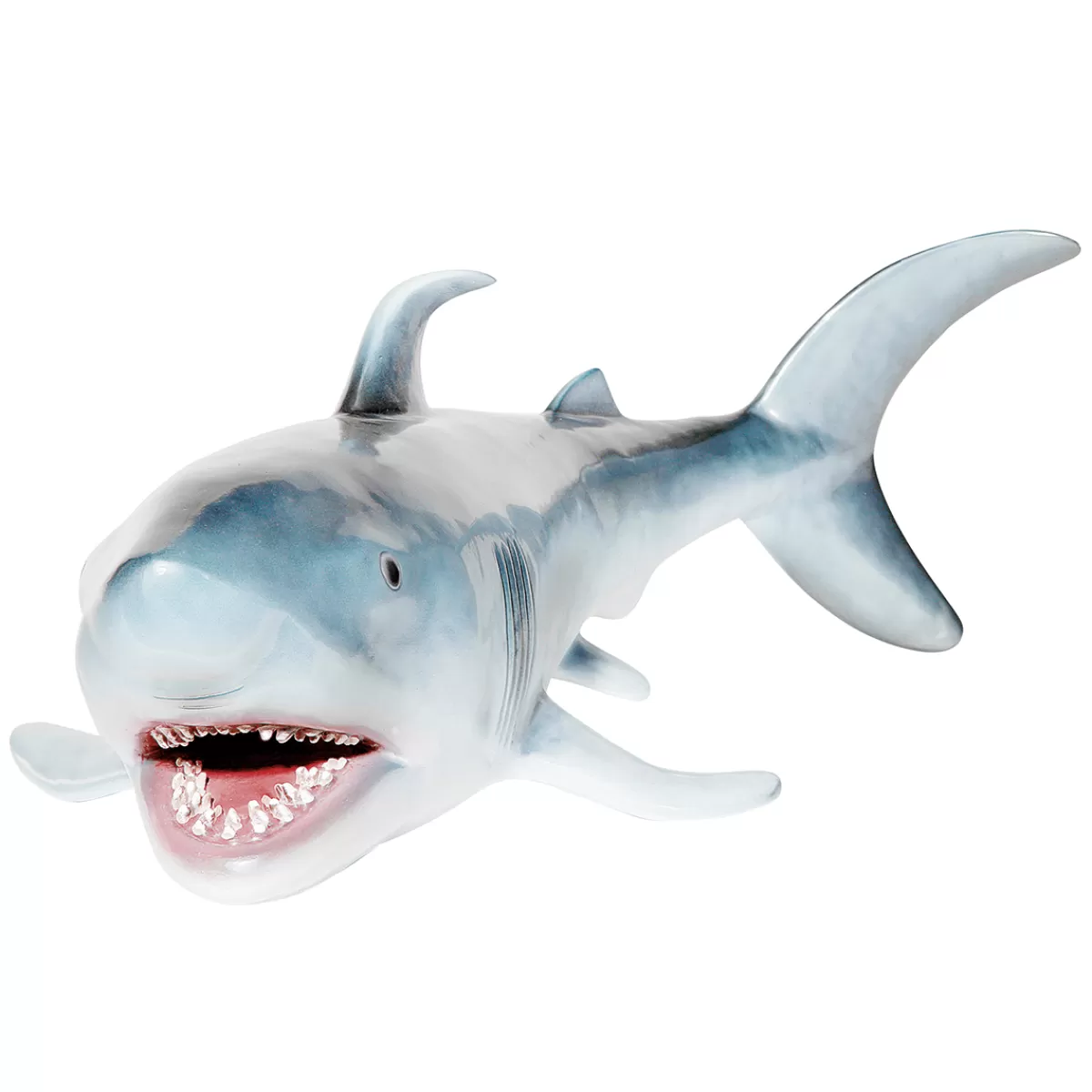 DecoWoerner Requin Déco 135 Cm, Argent-gris