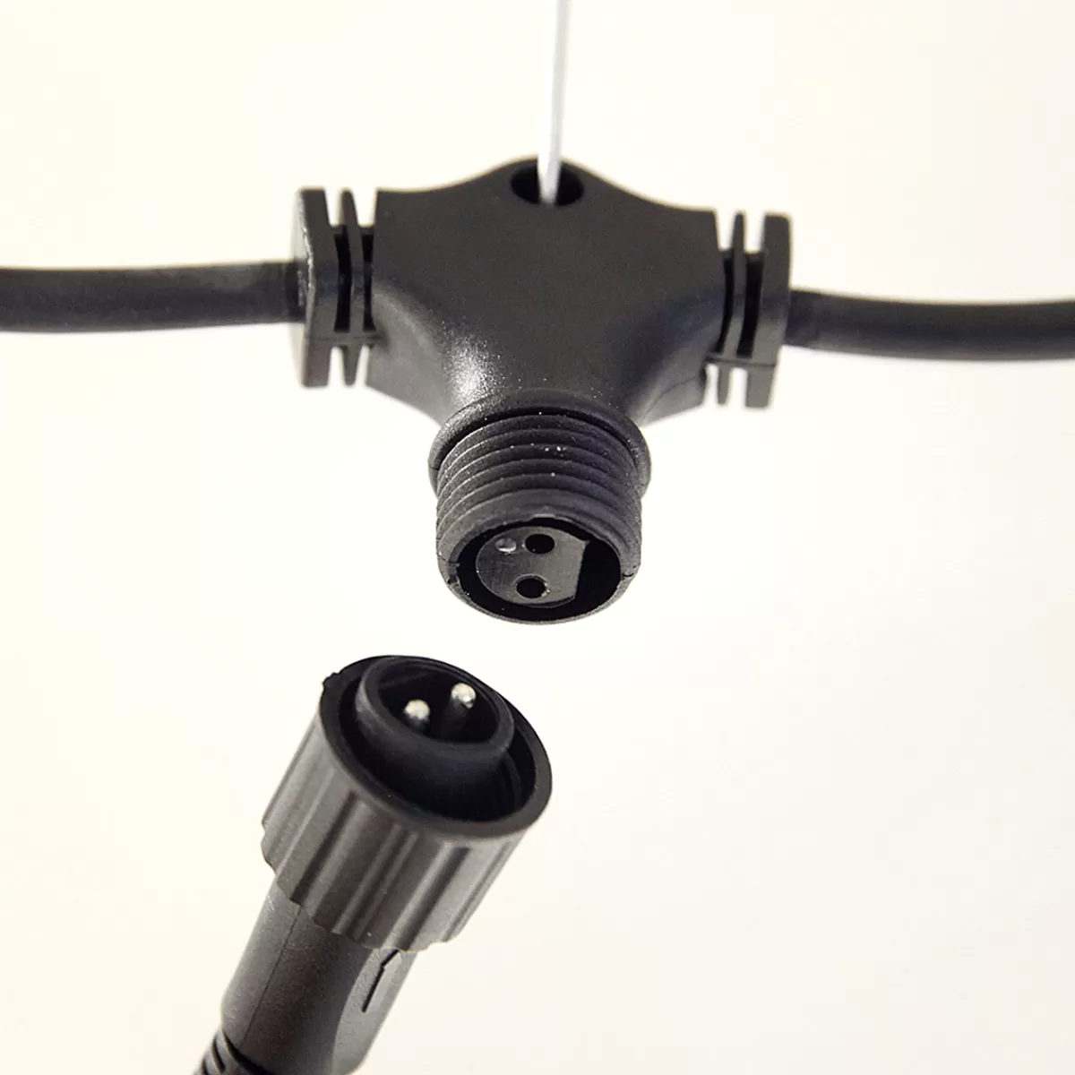 DecoWoerner Rideau Lumineux LED Profi Système IP67, 700 Cm Sans Câble D'alimentation, Noir