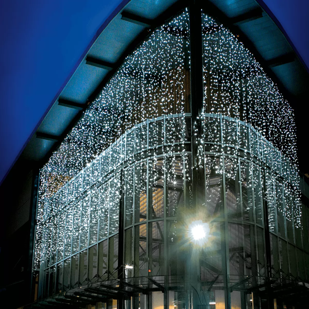 DecoWoerner Rideau Lumineux LED Profi Système IP67, 700 Cm Sans Câble D'alimentation, Noir