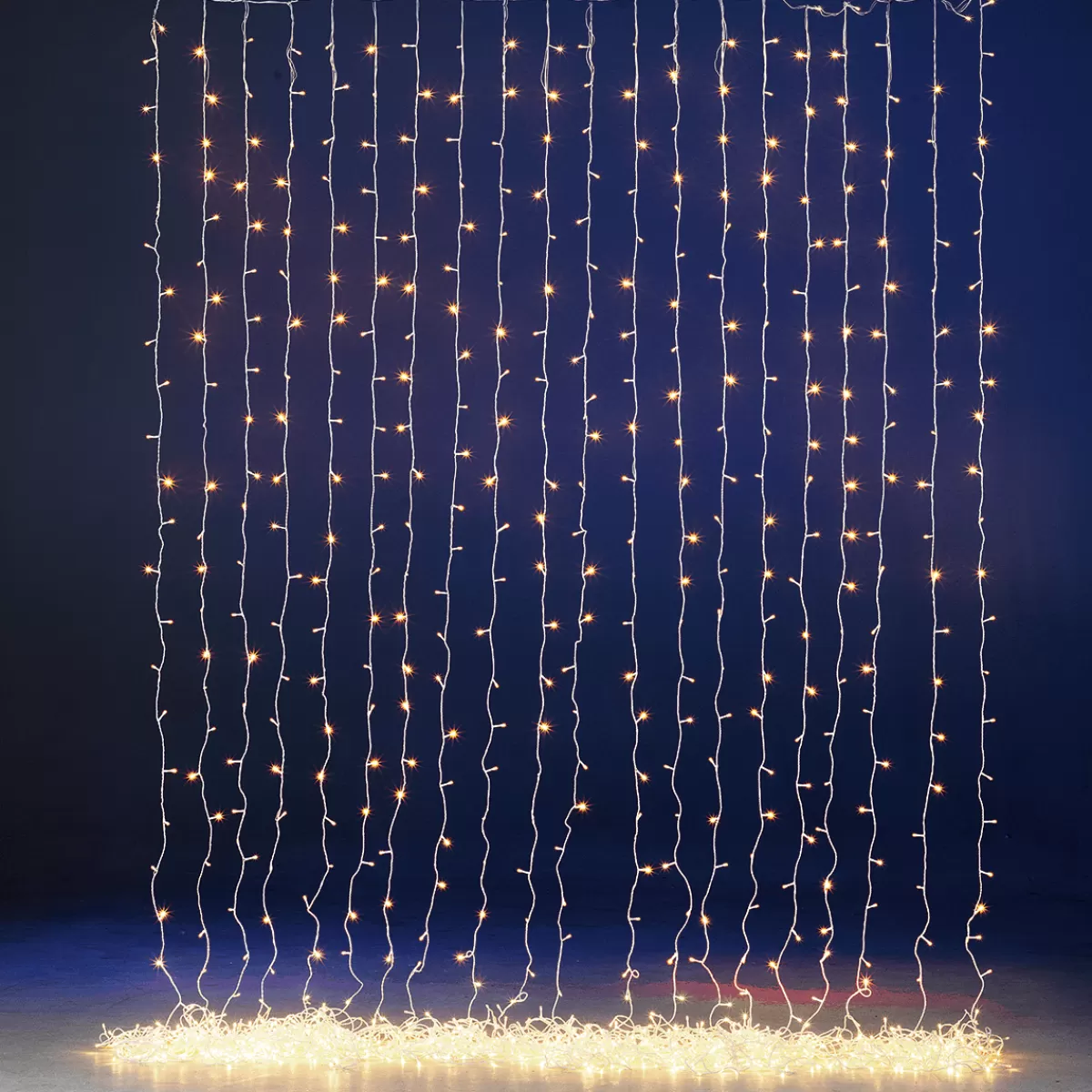 DecoWoerner Rideau Lumineux Professionnel à LED Système IP20, 1800 LED, 900 X 200 Cm, Sans Cable