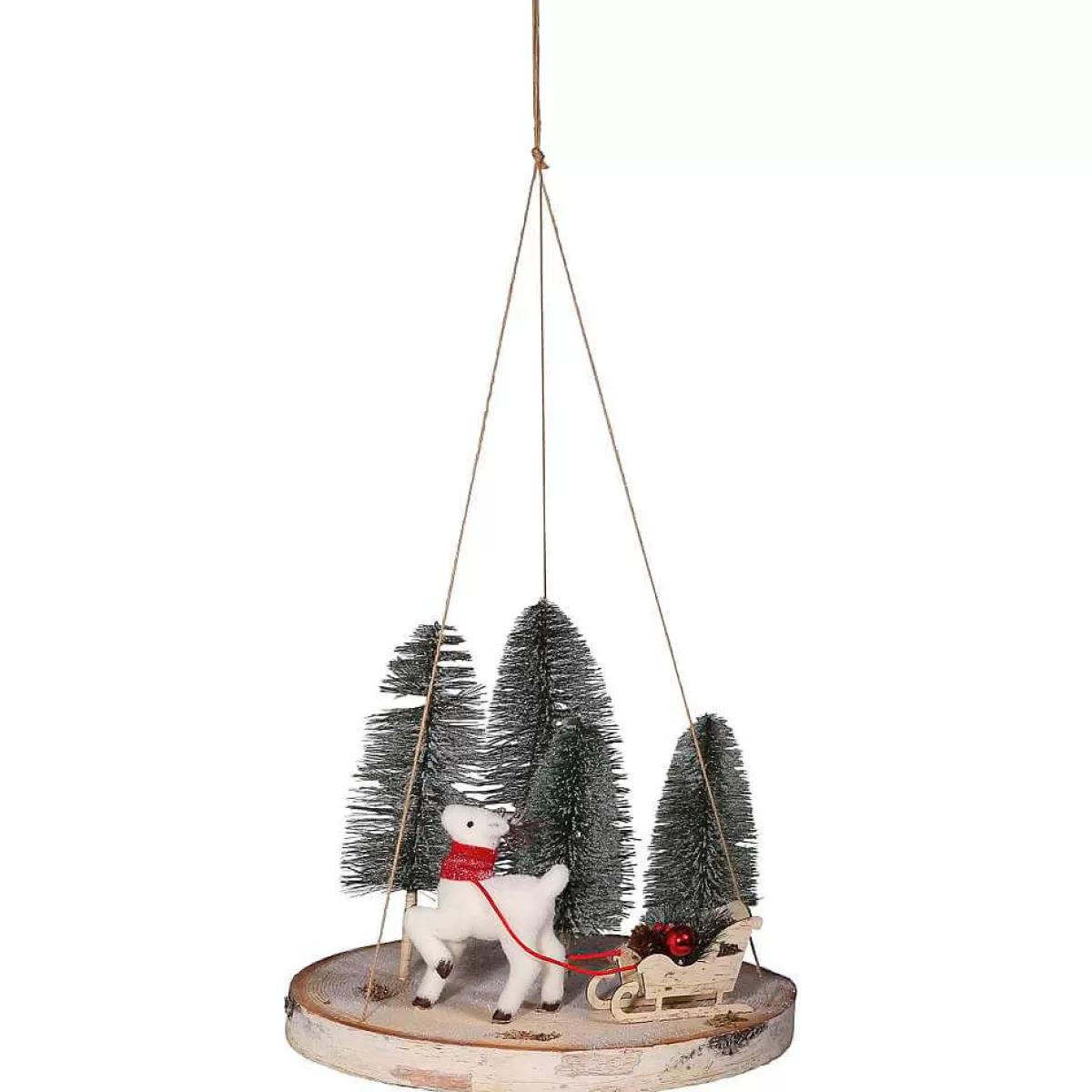 DecoWoerner Rondelles De Bois Décorées Ø 50 Cm