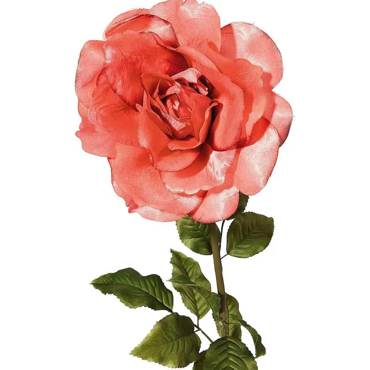 DecoWoerner Rose Artificielle, Abricot 116 Cm