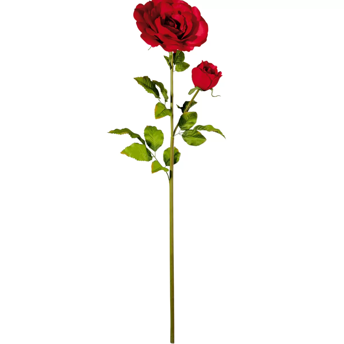 DecoWoerner Rose Géante Avec Bouton, 120 Cm, Ø 25 Cm