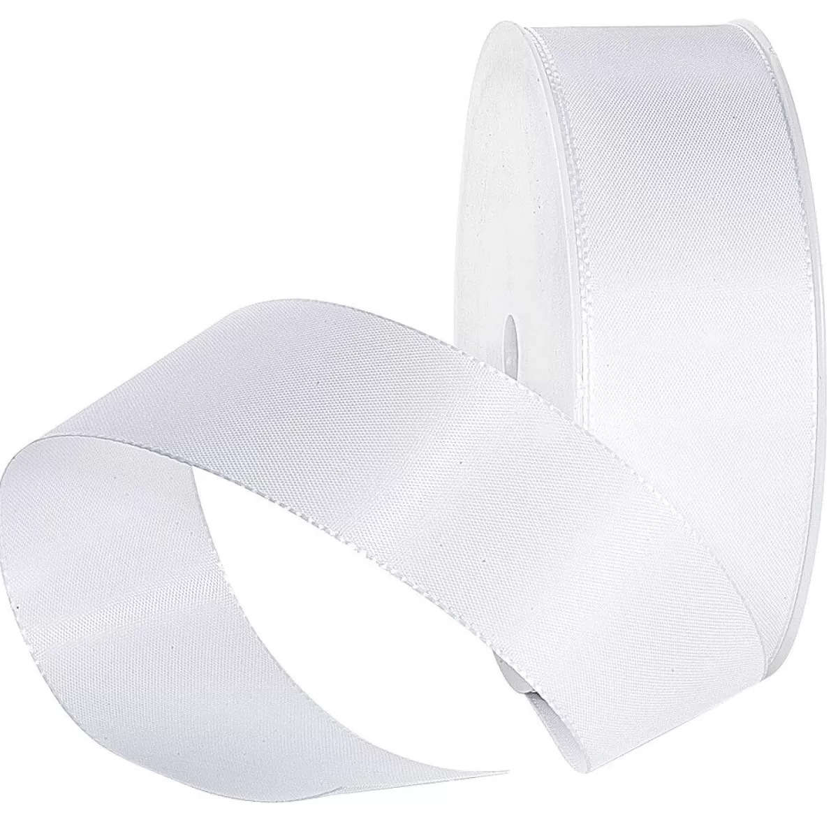 DecoWoerner Ruban De Taffetas Avec Lisière Tissée 40 Mm, 50 M,