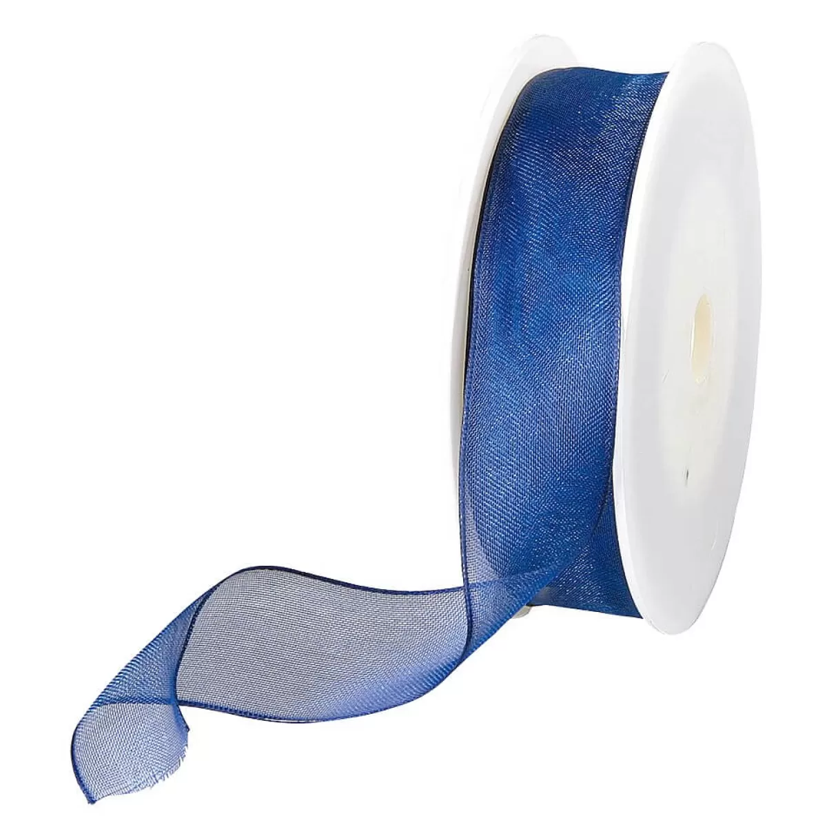 DecoWoerner Ruban En Crêpe De Chine Avec Fil De Fer Foncé Larg. 25 Mm