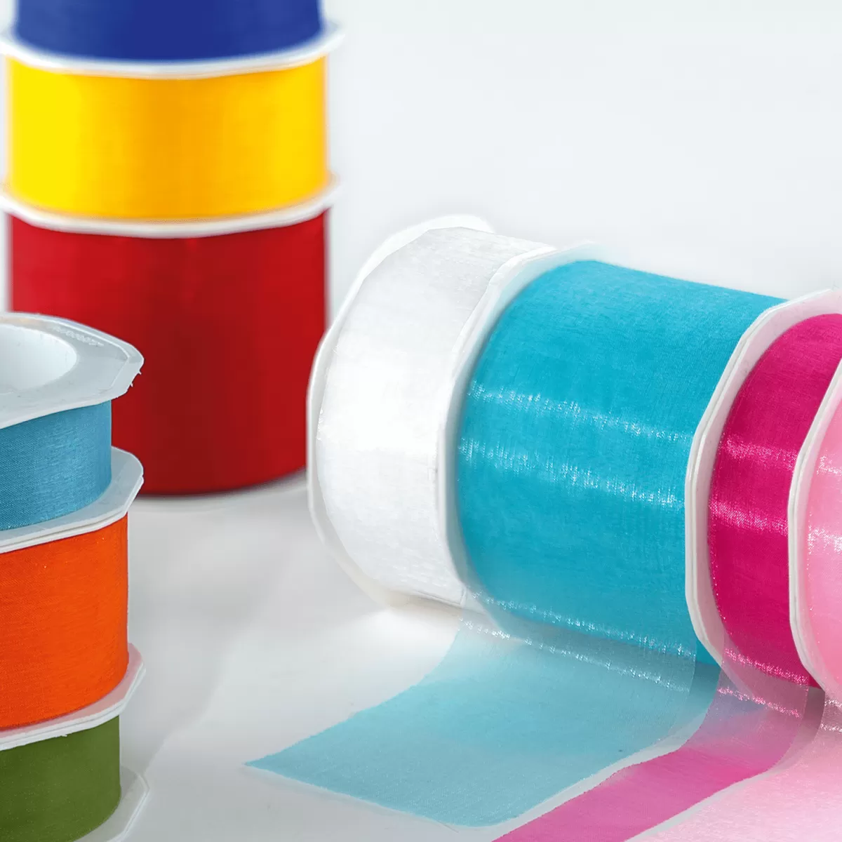 DecoWoerner Ruban En Crêpe De Chine, Larg. 38 Mm, Foncé