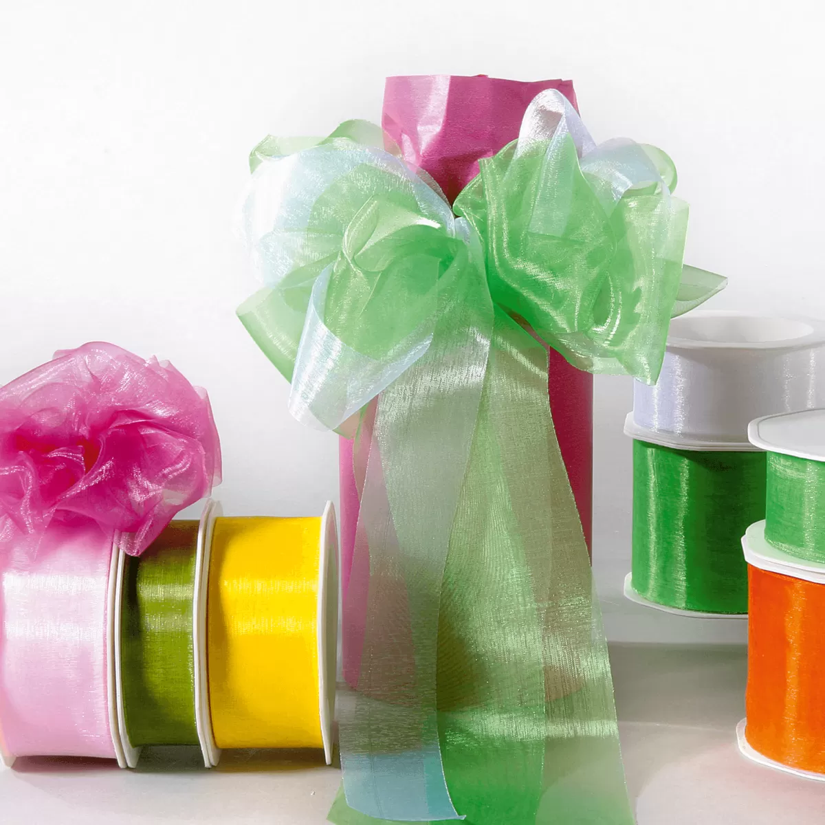 DecoWoerner Ruban En Crêpe De Chine, Larg. 38 Mm, Foncé