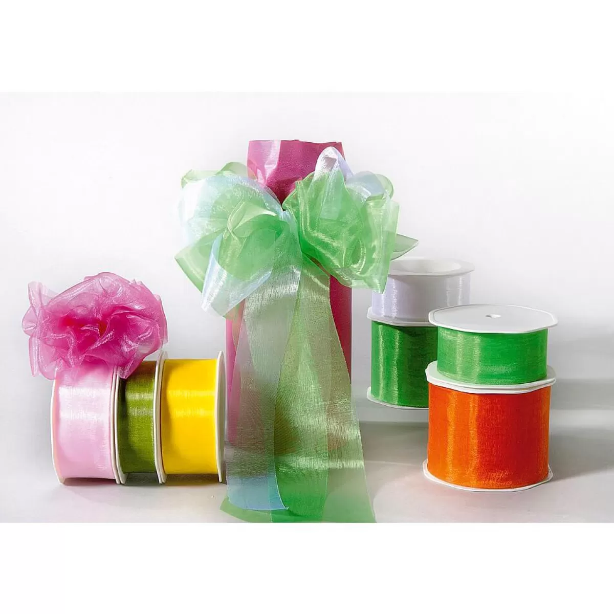 DecoWoerner Ruban En Crêpe De Chine Larg. 38 Mm