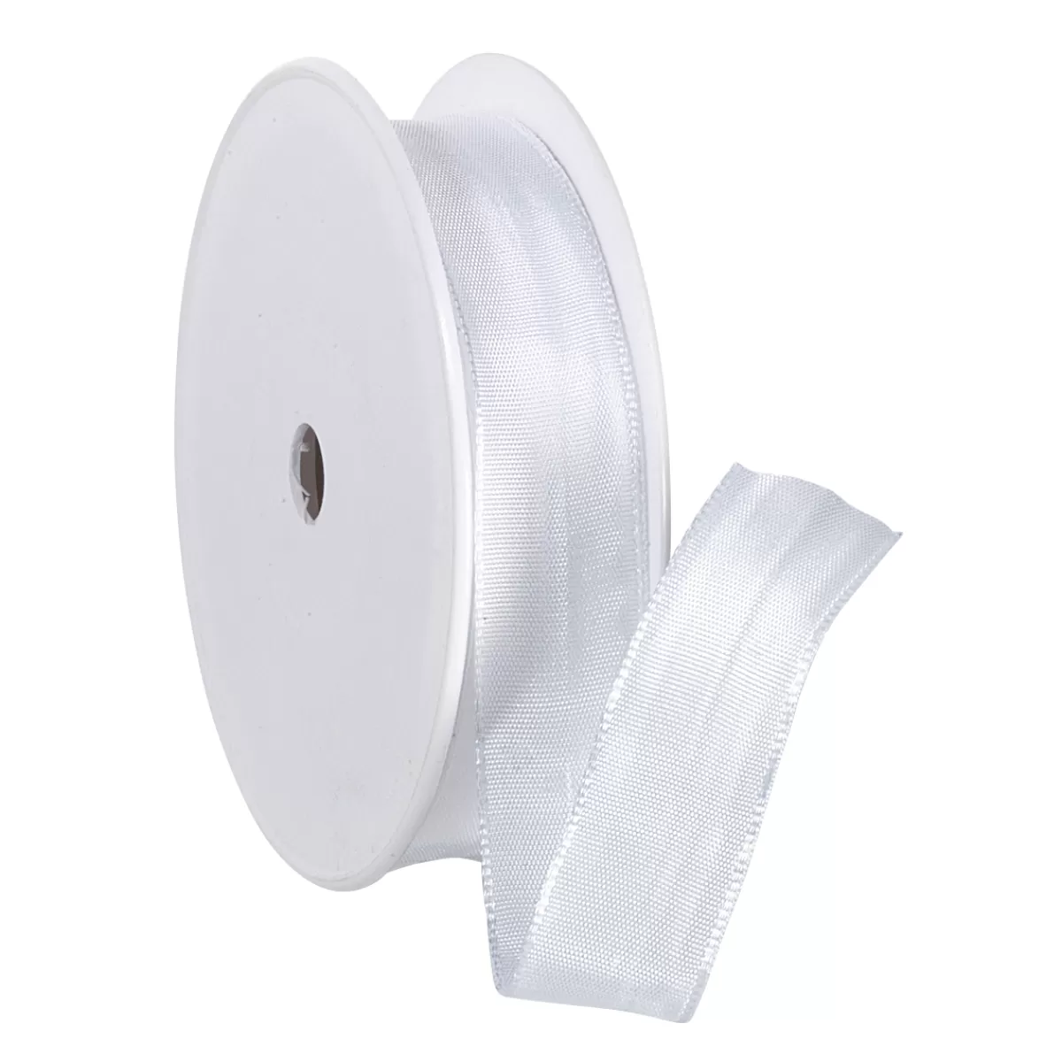 DecoWoerner Ruban En Tissu Av. Bord En Fil De Fer, , Larg. 25 Mm