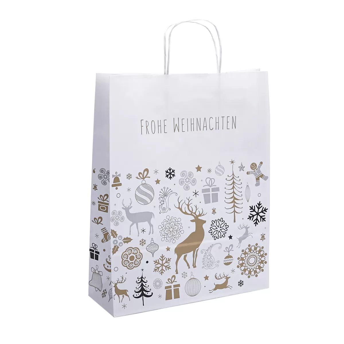 DecoWoerner Sac Cabas Winter Dream, 41 X 32 X 12 Cm, 50 Pièces