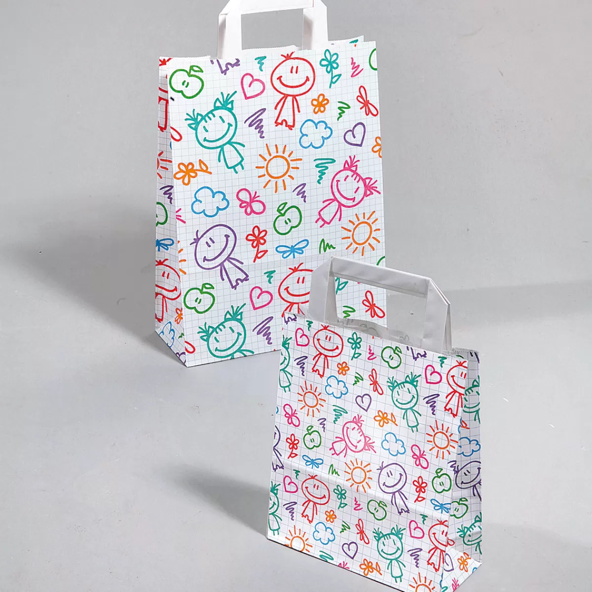 sac_en_papier_happy_26_x_35_x_11_cm_5.webp DecoWoerner Sac En Papier "Happy", 26 X 35 X 11 Cm