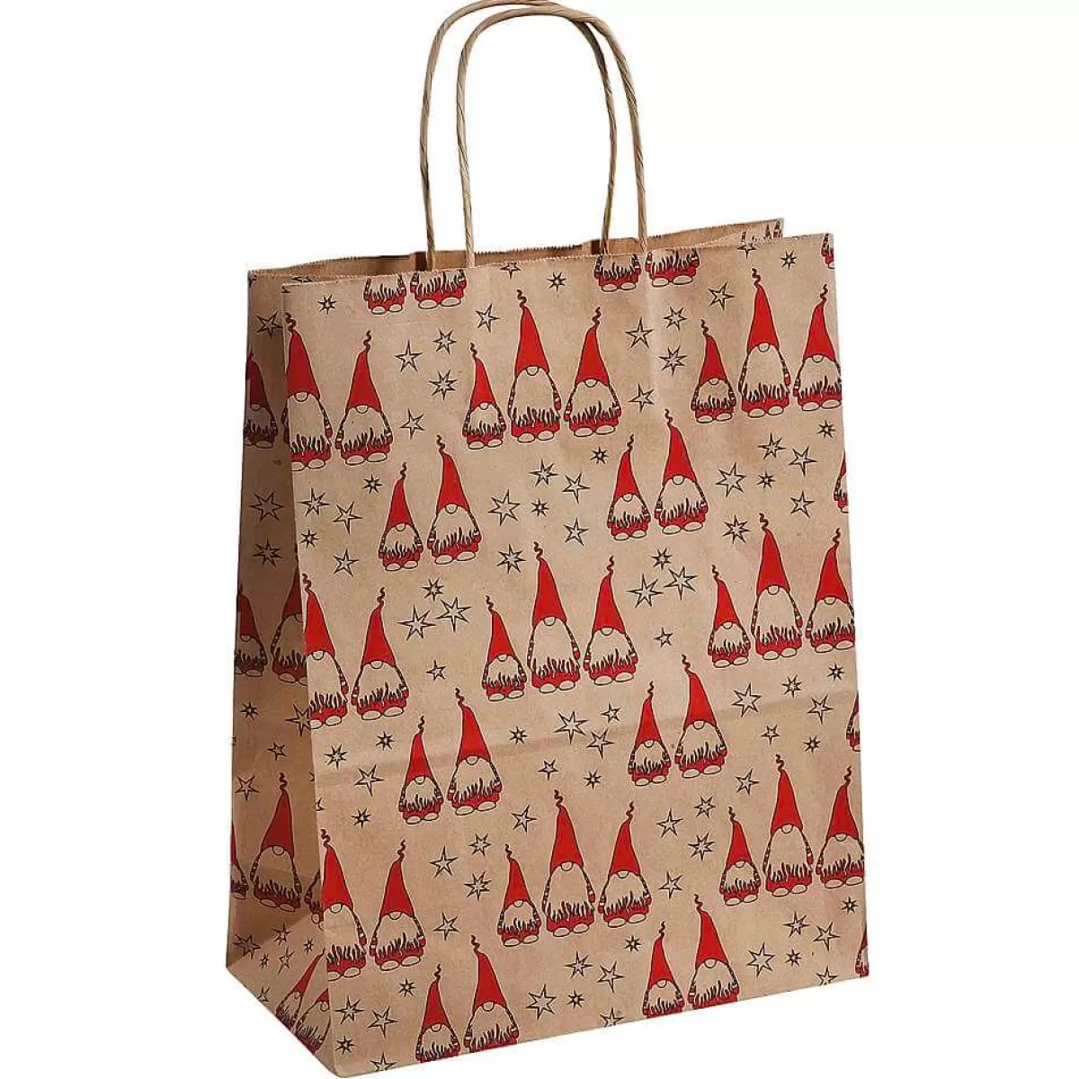 DecoWoerner Sac En Papier "Lutin" 24 X 31 X 12 Cm 50 Pces
