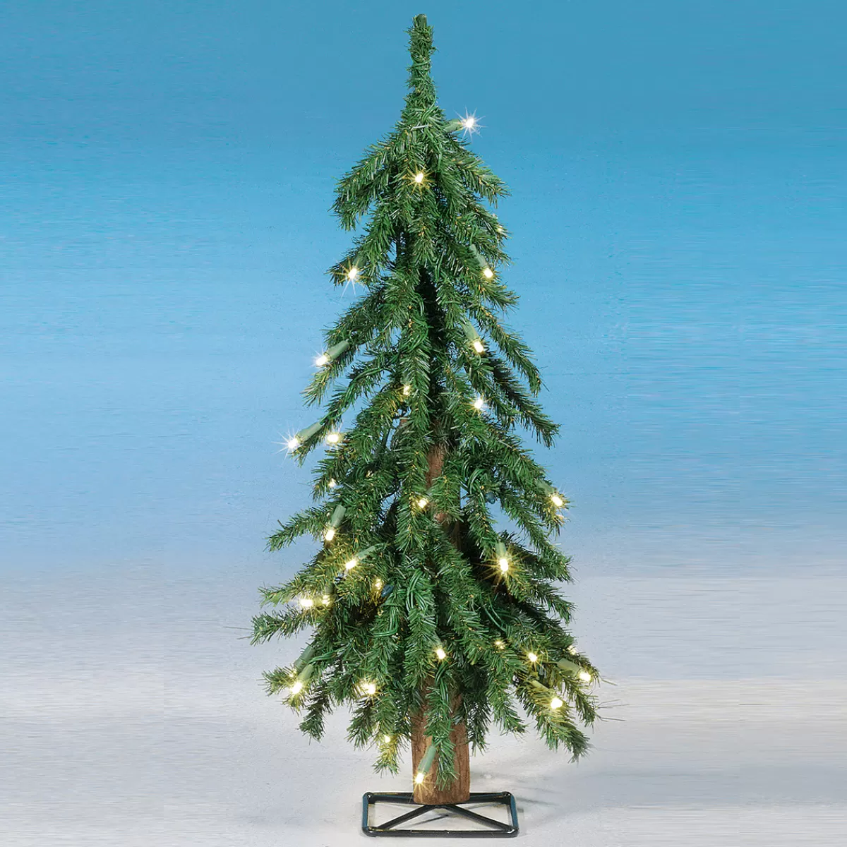 DecoWoerner Sapin Artificiel Alpine Avec LED 60 Cm