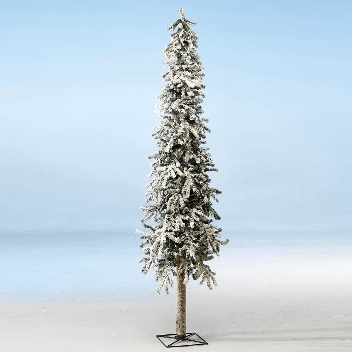 DecoWoerner Sapin Artificiel Enneigé Sapin Des Alpes 210 Cm