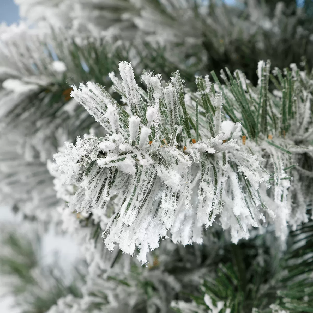 DecoWoerner Sapin Artificiel étroit Et Enneigé De 180 Cm