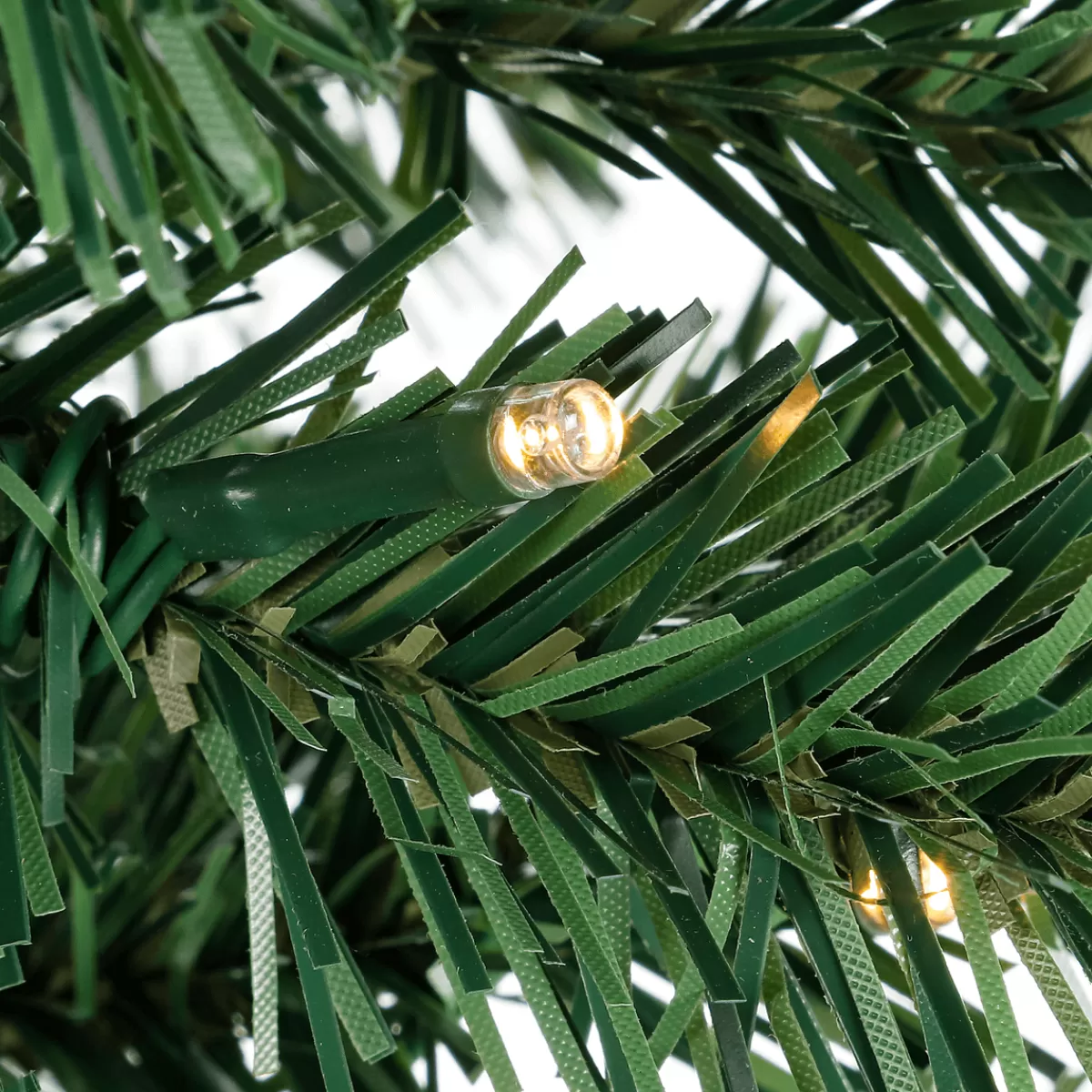 DecoWoerner Sapin Décoratif Avec LED Et Sac En Jute 75 Cm