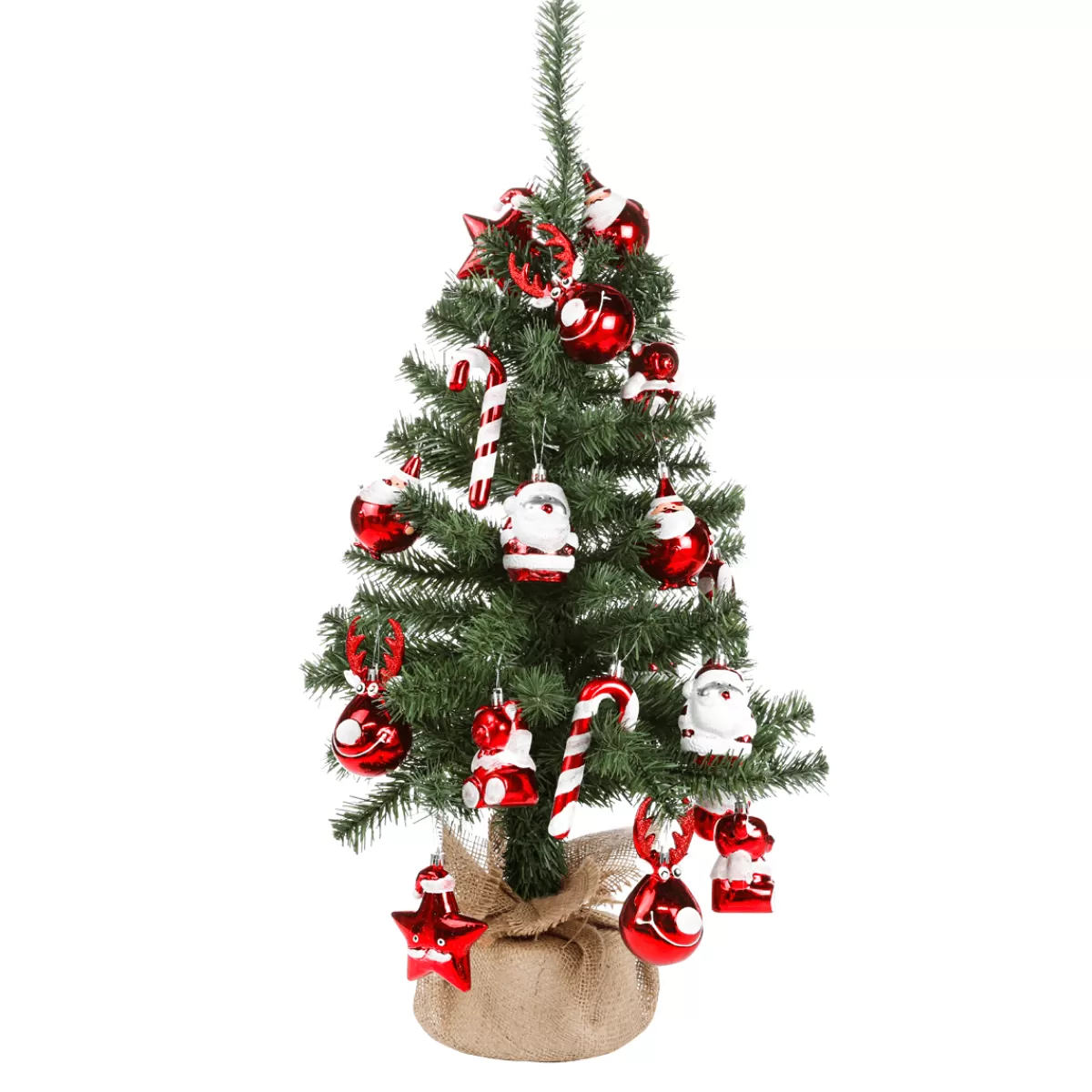DecoWoerner Sapin De Décoration 75 Cm Avec Figurines