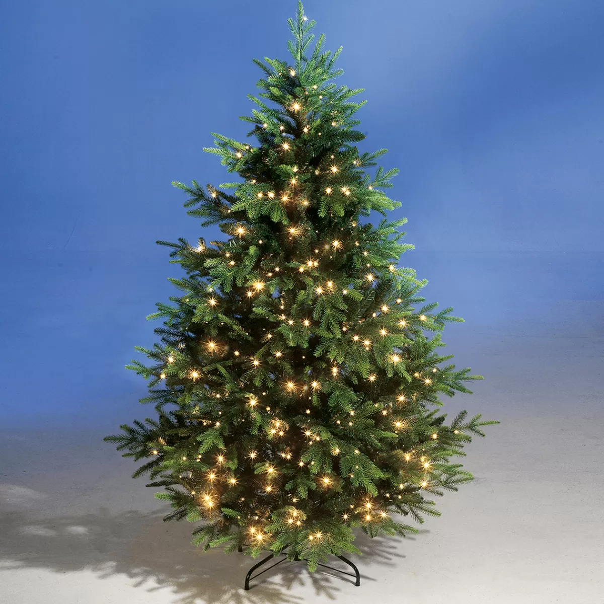 DecoWoerner Sapin De Noël Artificiel Moulé Par Injection Rottanne Avec LED 180 Cm