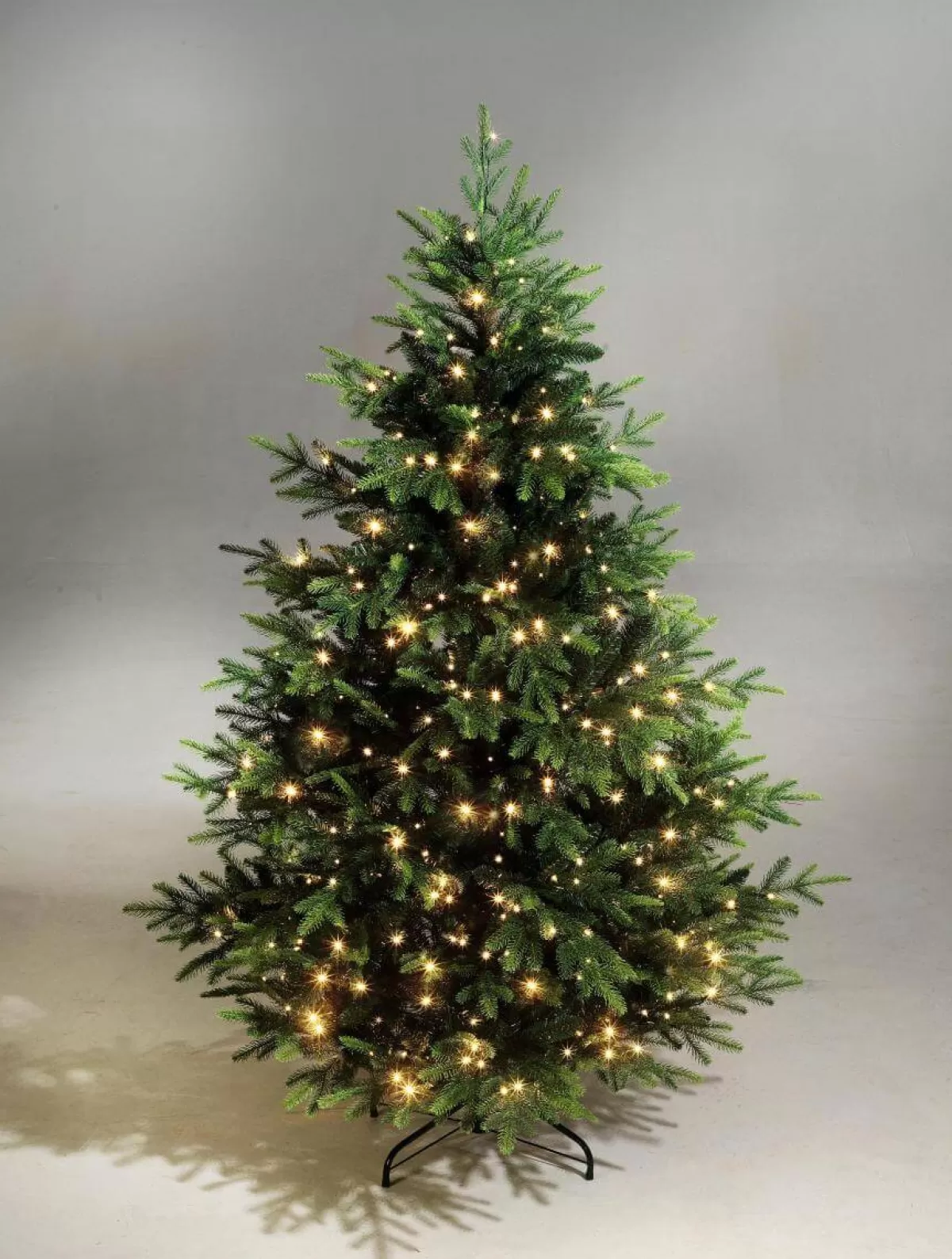 DecoWoerner Sapin De Noël Artificiel Moulé Par Injection Rottanne Avec LED 180 Cm