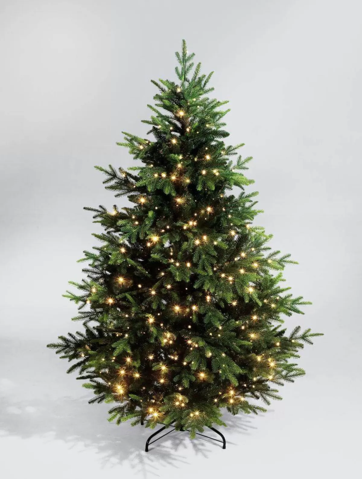 DecoWoerner Sapin De Noël Artificiel Moulé Par Injection Rottanne Avec LED 180 Cm