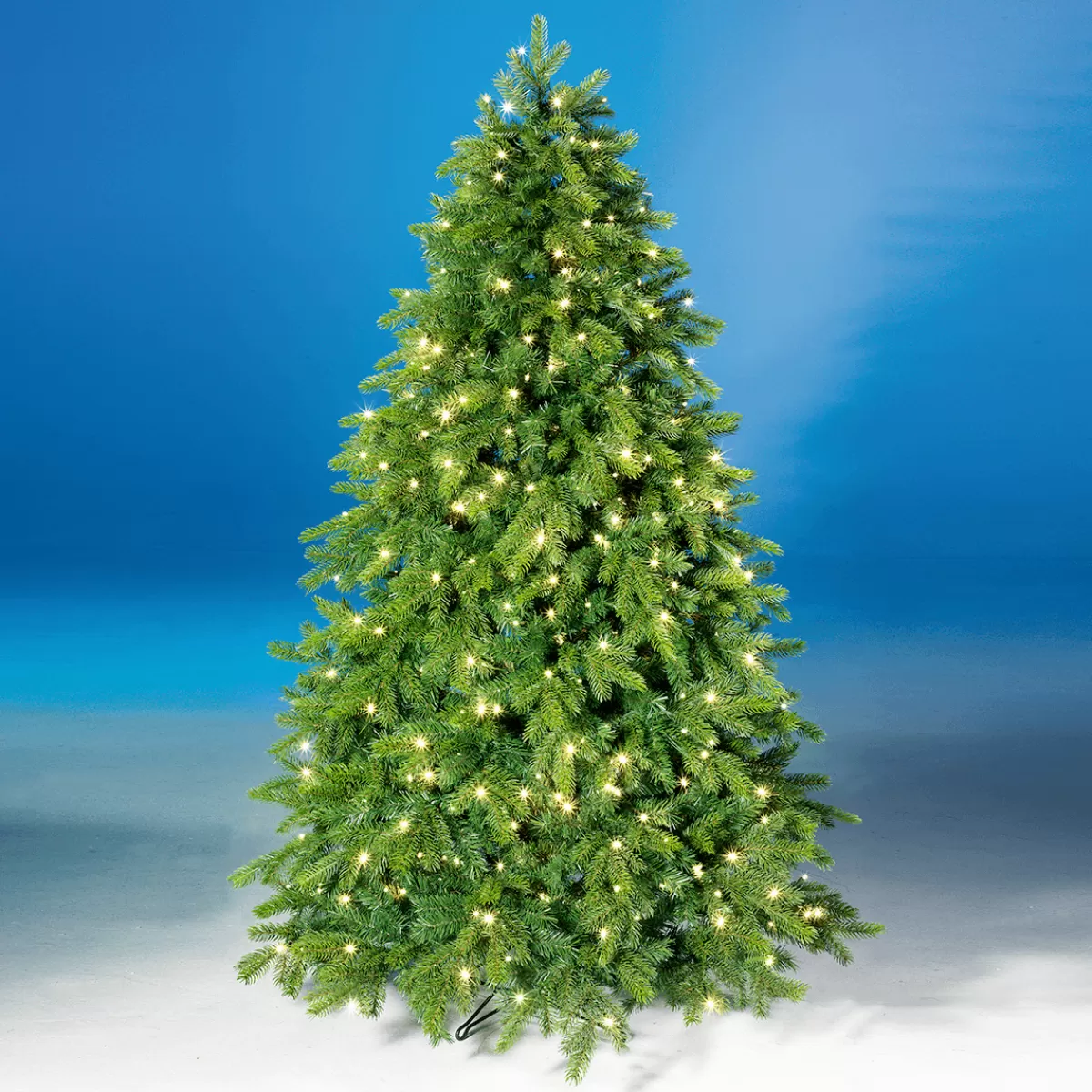 DecoWoerner Sapin De Noël Artificiel Nordmann Avec LED 150 Cm