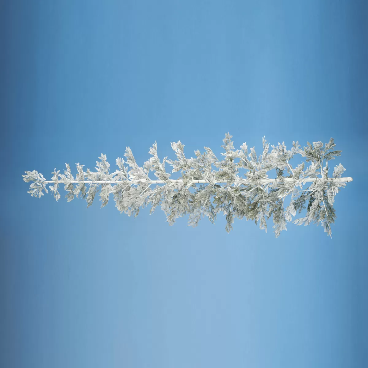 DecoWoerner Sapin De Noël Artificiel Suspendu Cèdre Avec Aiguilles Givrées 300 Cm