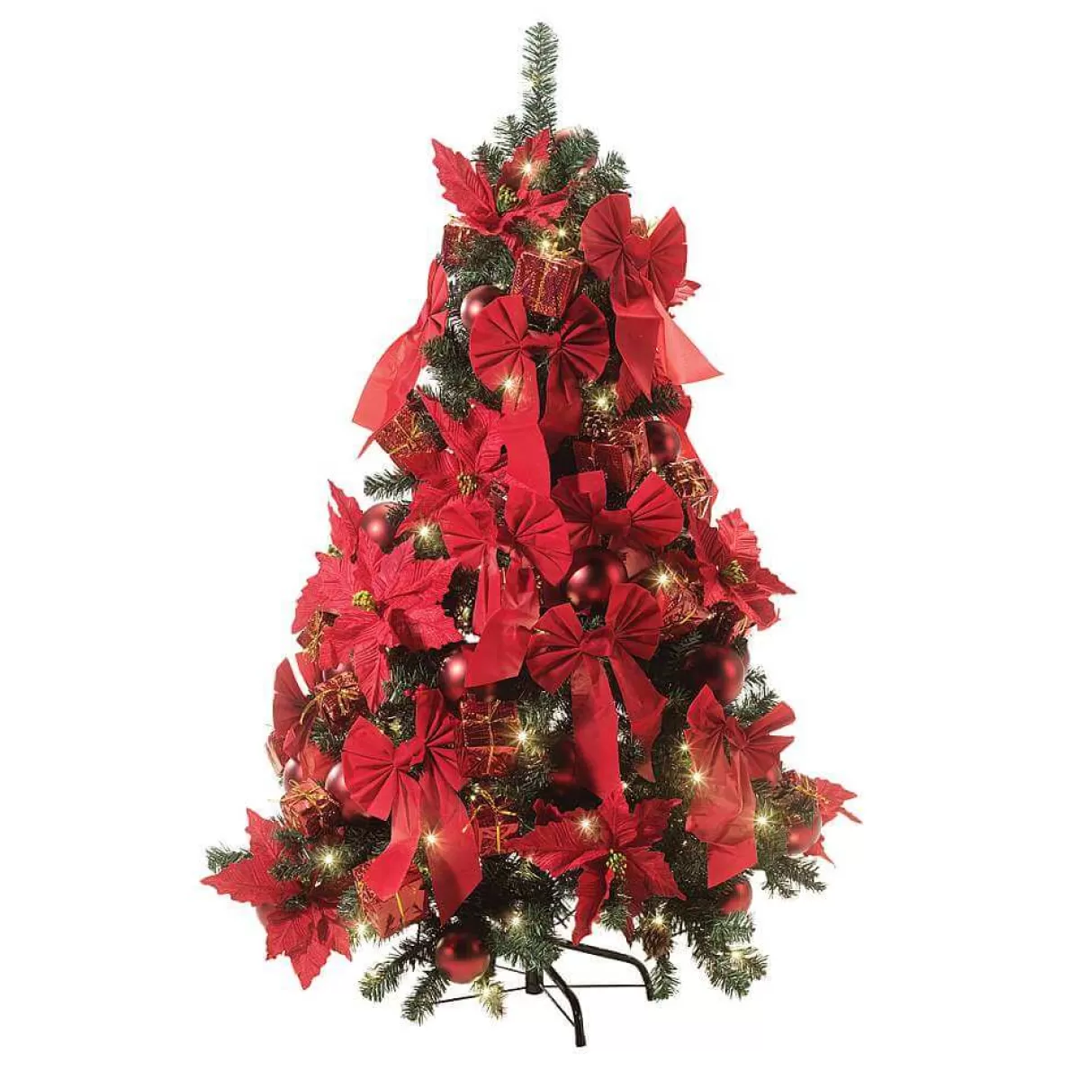 DecoWoerner Sapin De Noël Avec LED, Haut. 150 Cm