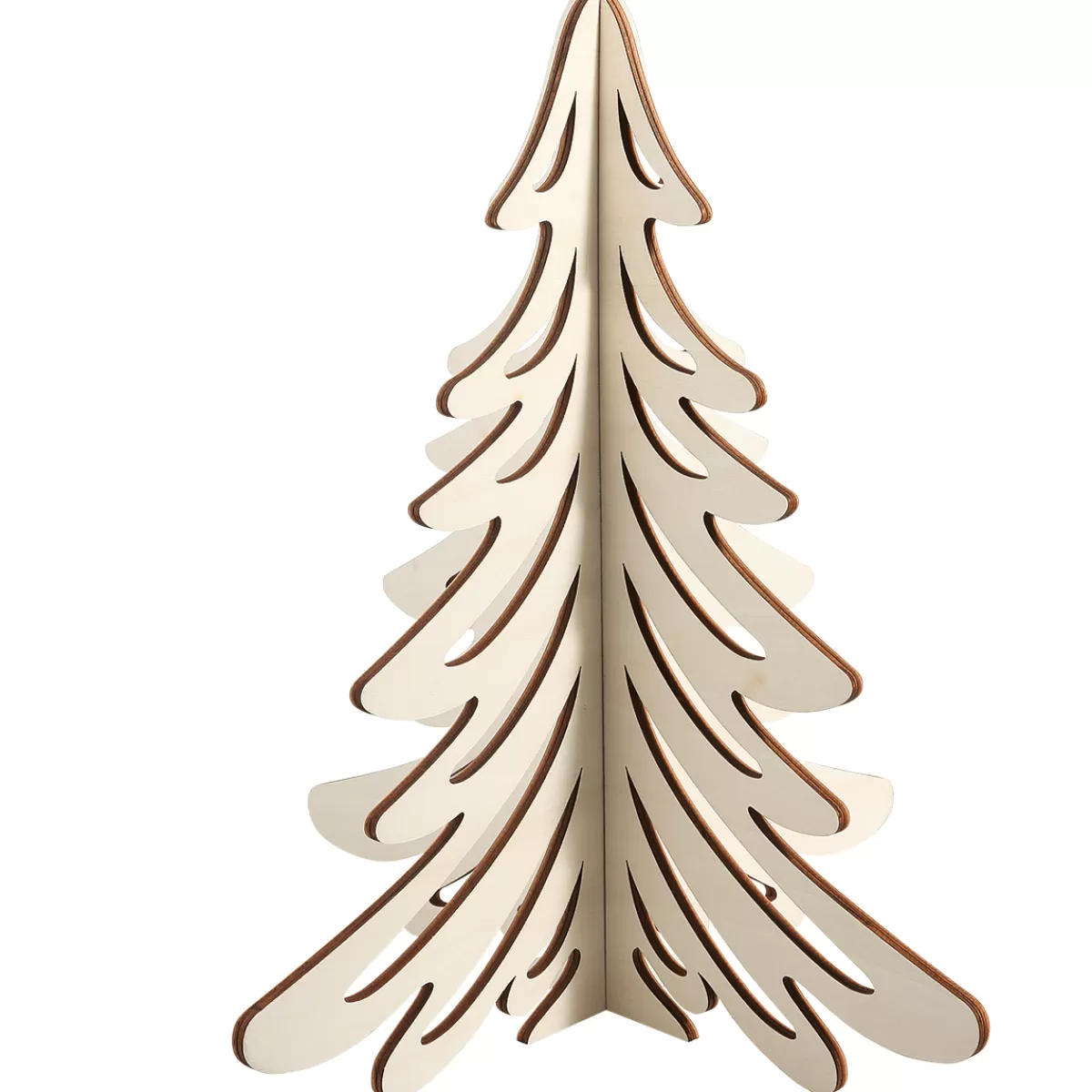 DecoWoerner Sapin En Bois, 83 Cm De Haut