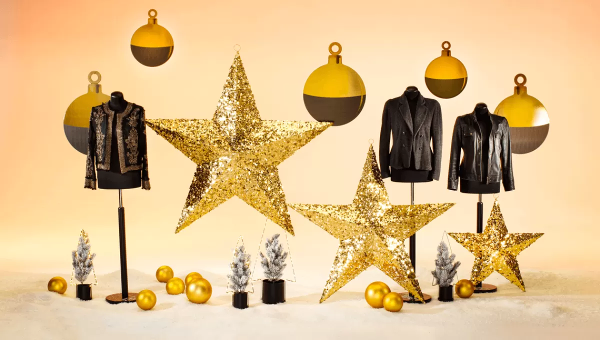 DecoWoerner Sapin En Métal Avec Pot De Fleur, 55 Cm De Haut