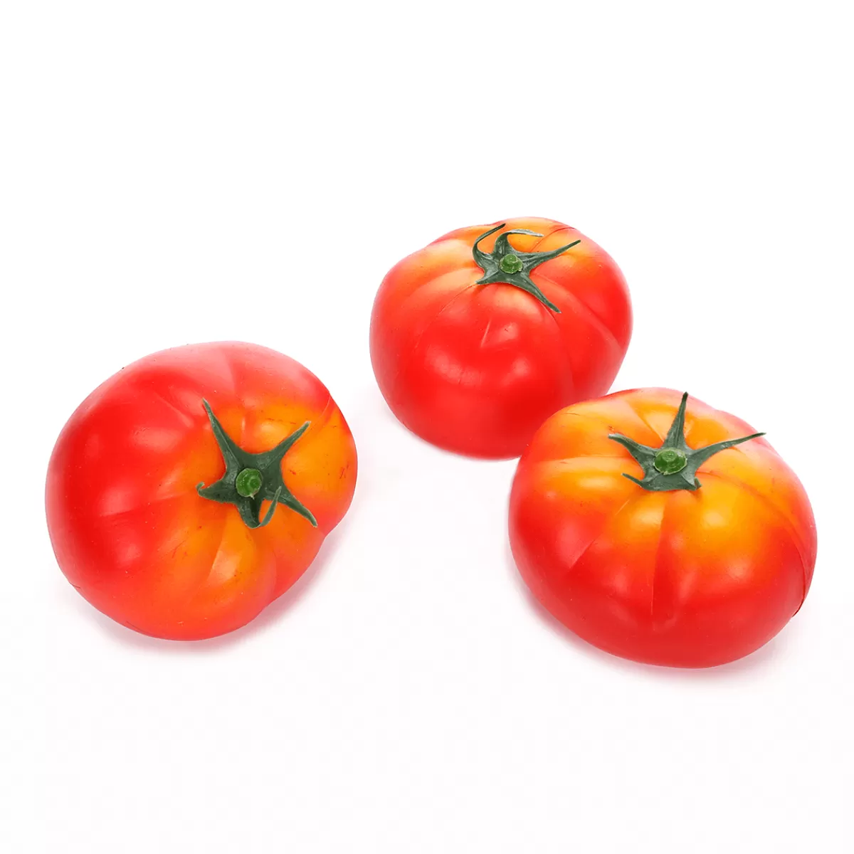 DecoWoerner Set De 3 Fausses Tomates De Viande -jaune