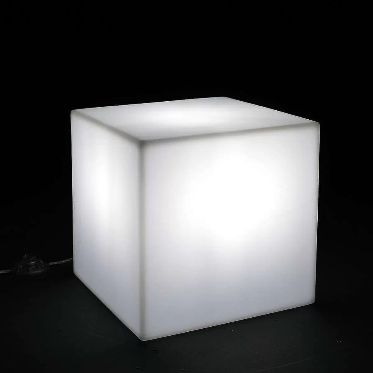 DecoWoerner Slide Cube Lumineux Cube 30 Cm