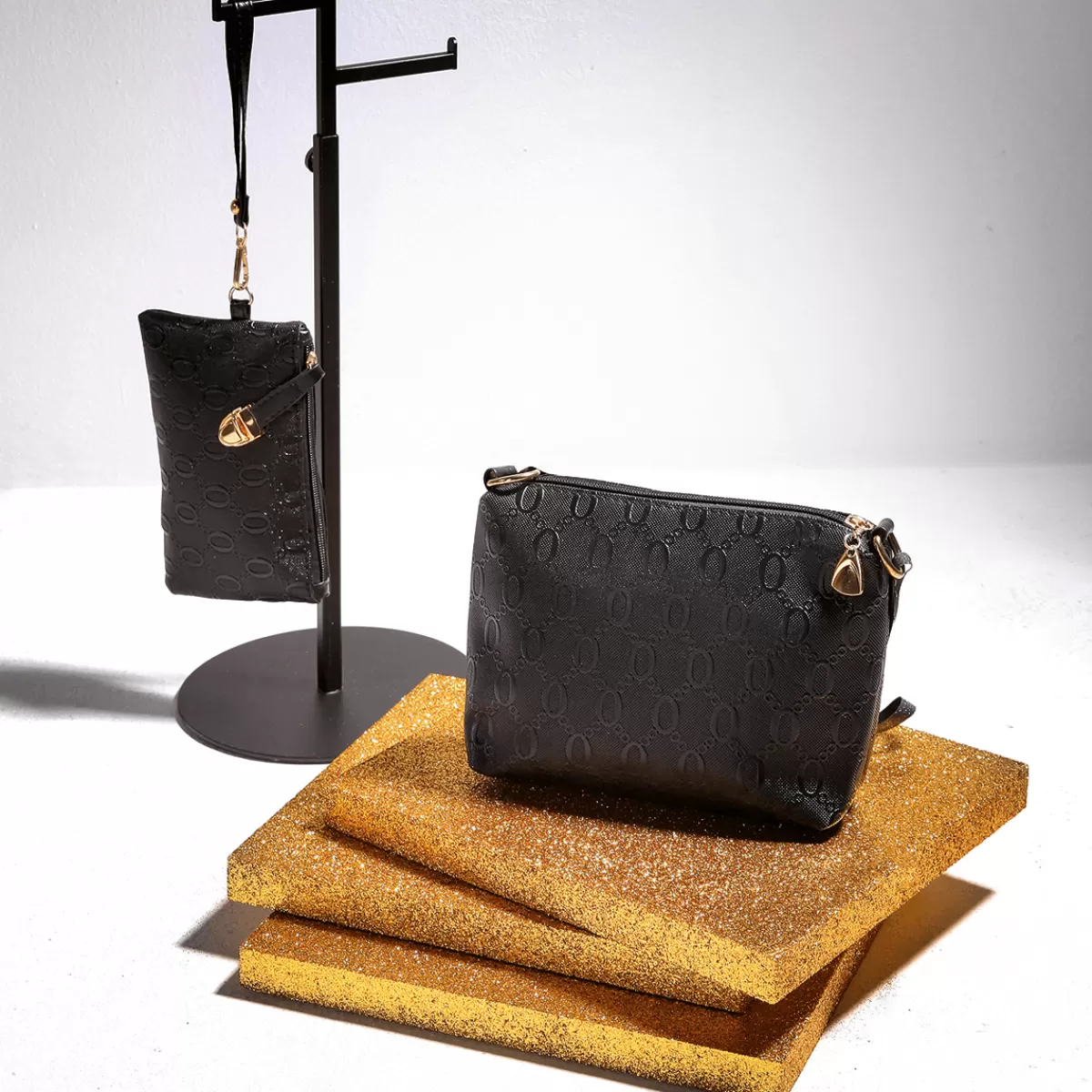 DecoWoerner Support à Accessoires à 2 Bras, Extensible De 39 à 70 Cm