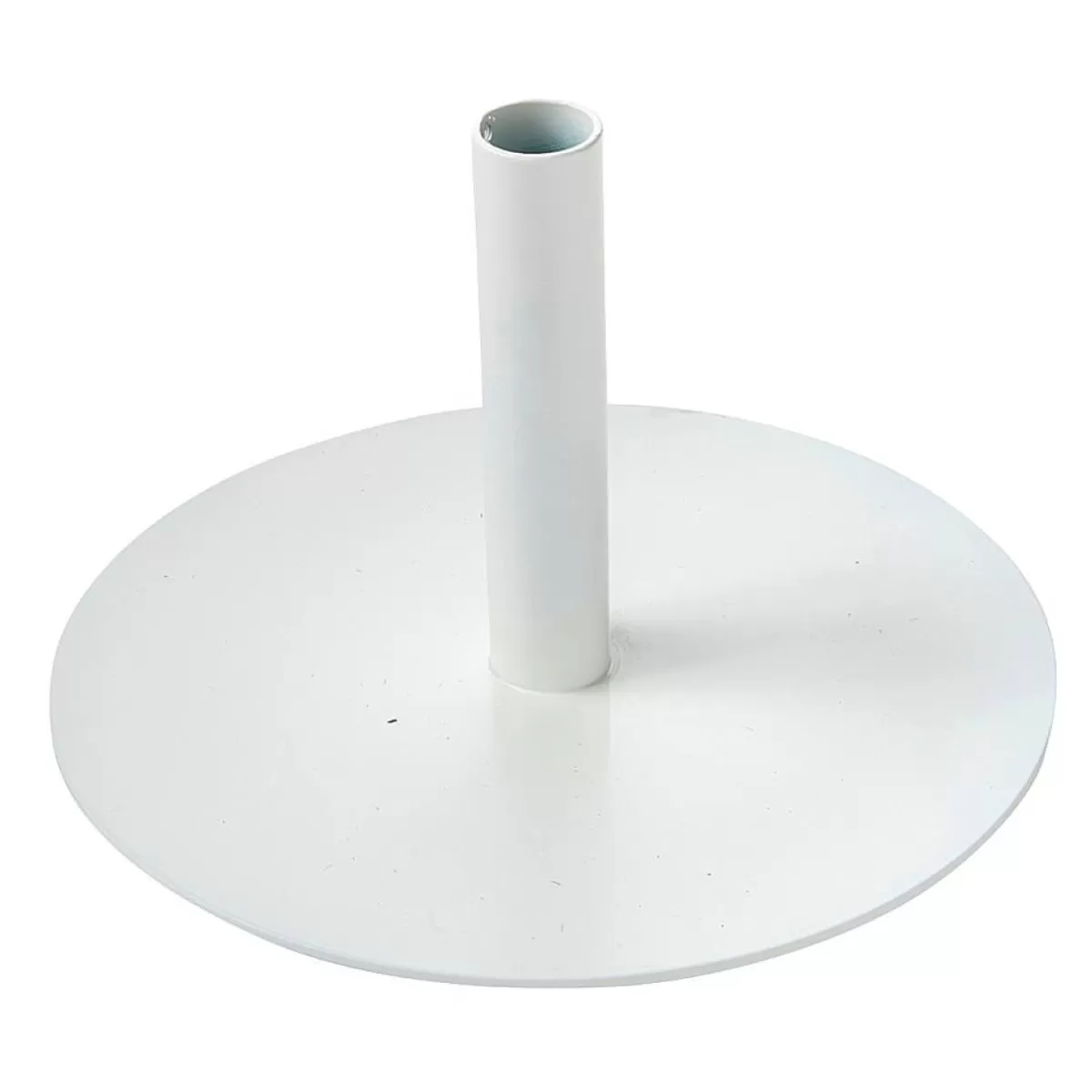 DecoWoerner Support Métallique 1 Logement, Hauteur 15 Cm, Blanc