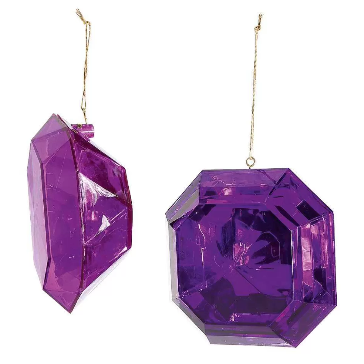 DecoWoerner Suspension Diamants Mauve 2 Pces