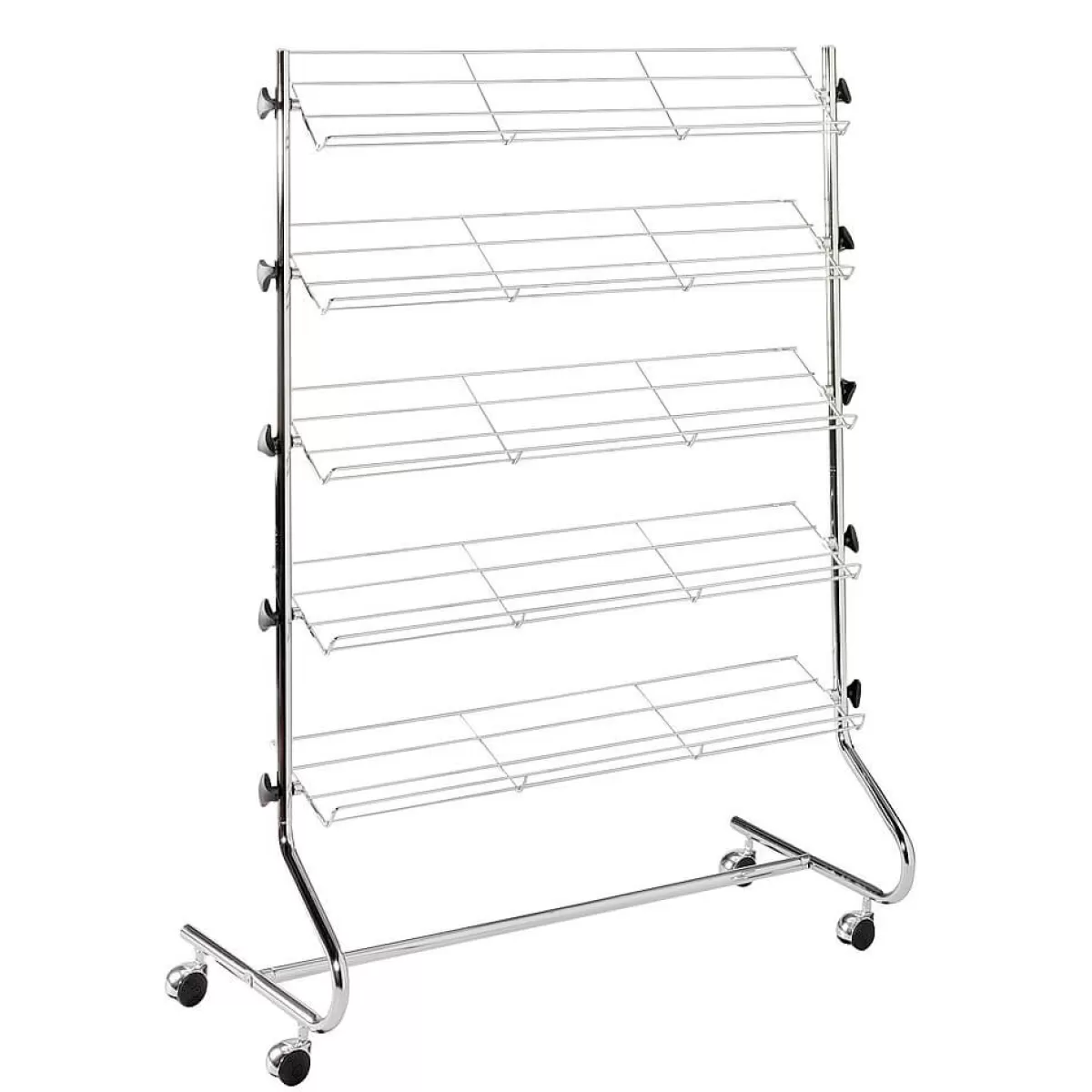 DecoWoerner Étagère à Chaussures Mobile, Pour Env. 25 Paires De Chaussures