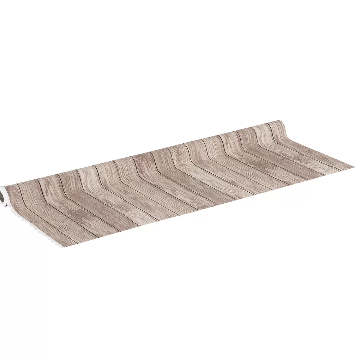 DecoWoerner Tissu Déco "Mur De Planches", Larg. 140 Cm,