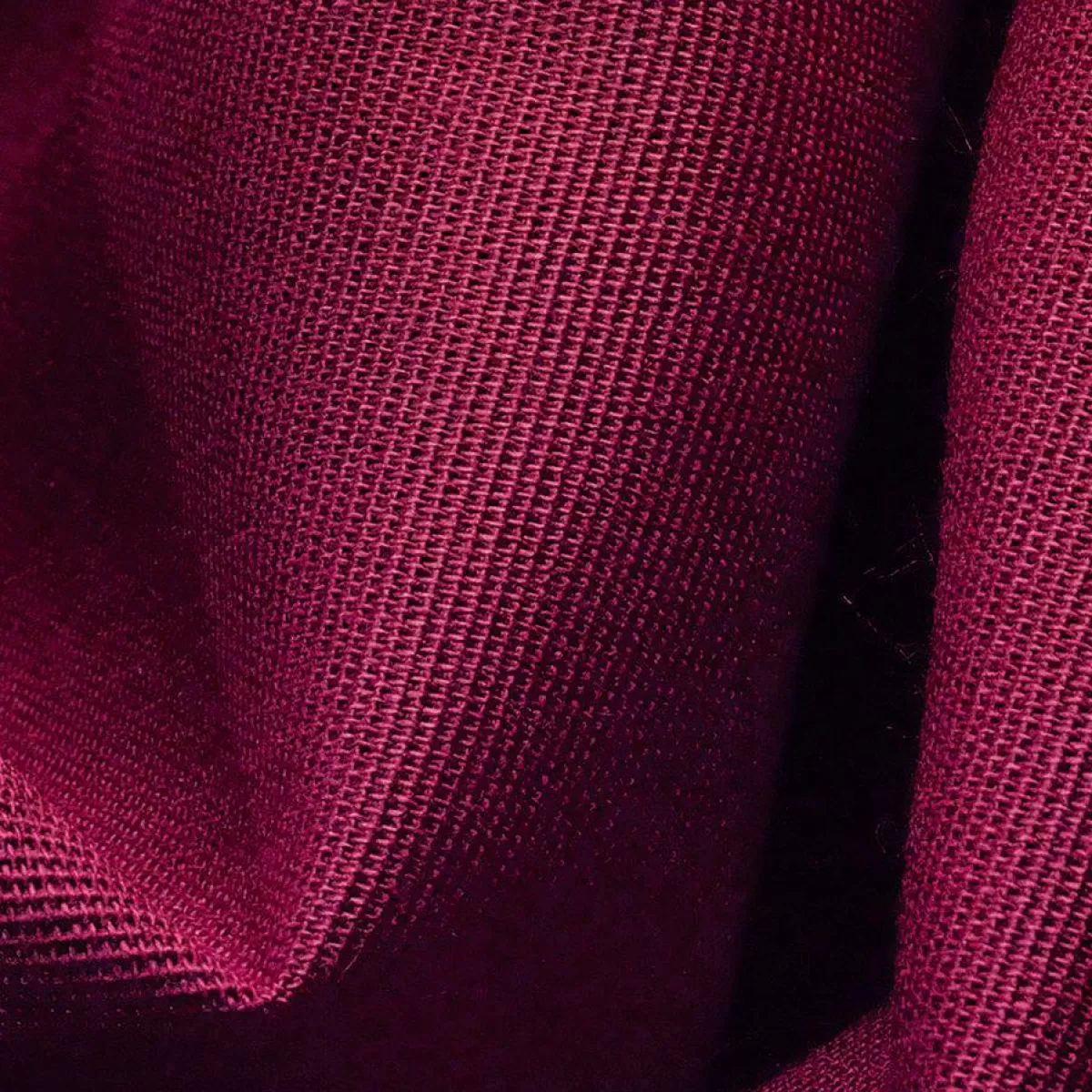 DecoWoerner Tissu De Viscose Côte Bordeaux, 120 Cm De Large