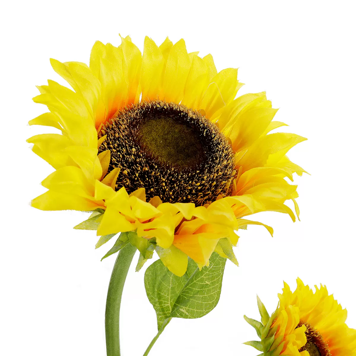 DecoWoerner Tournesol Artificiel Avec 3 Fleurs s 87 Cm