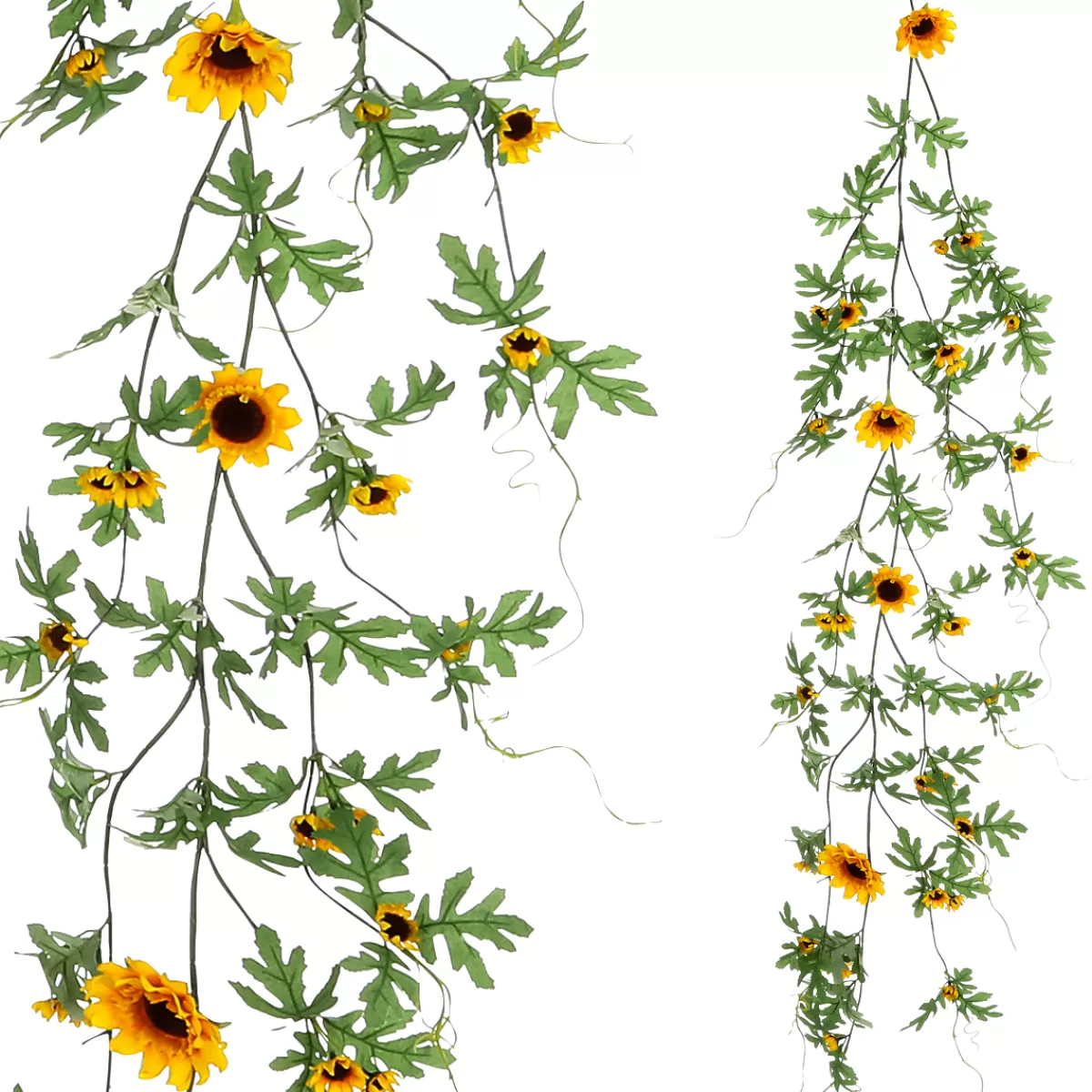 DecoWoerner Tournesol Artificiel Liane 125 Cm