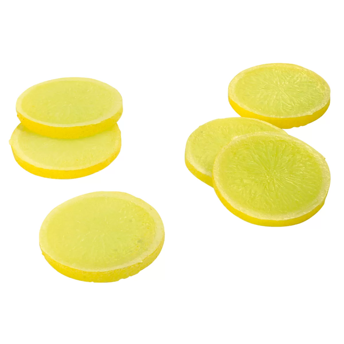 DecoWoerner Tranches De Citron Aliment Factice, 6 Pces