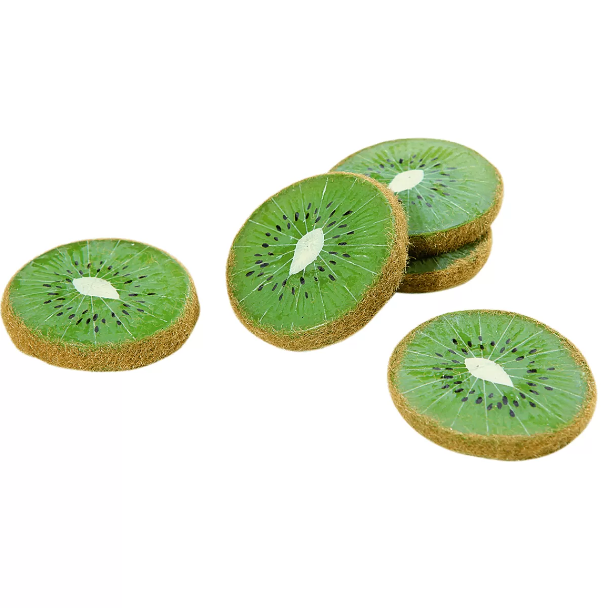 DecoWoerner Tranches De Kiwi Aliment Factice, 5 Pces