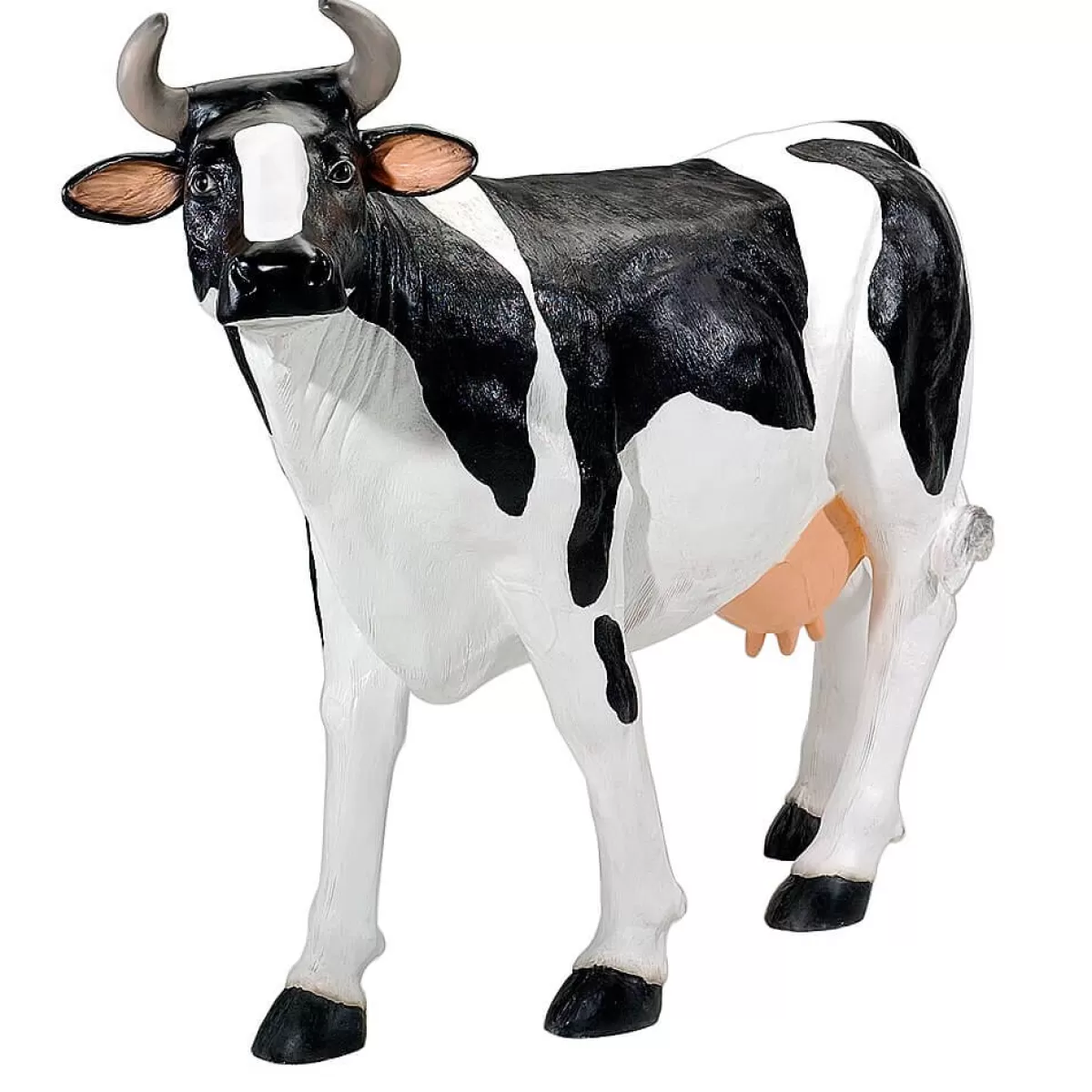 DecoWoerner Vache Déco 156 Cm De Haut, Noir-blanc