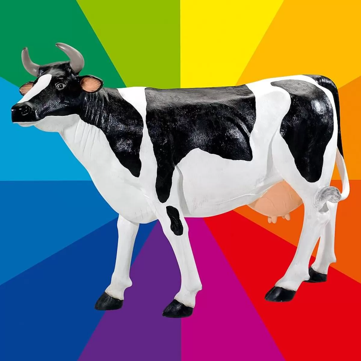 DecoWoerner Vache Déco Haut. 156 Cm