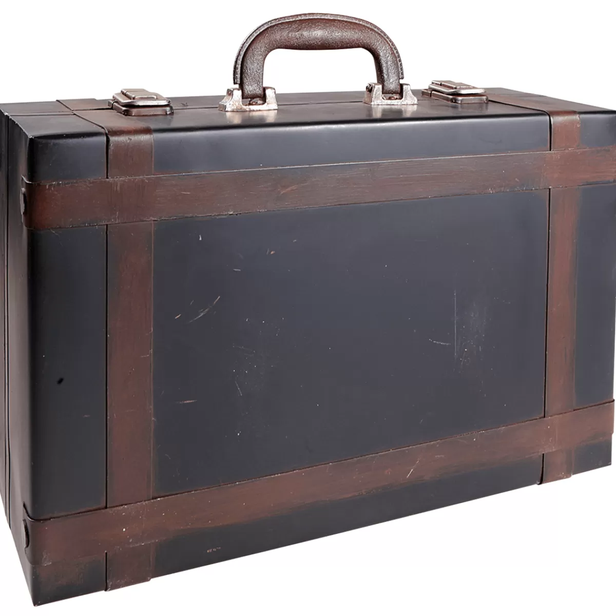 DecoWoerner Valise Déco En Métal, 40 X 26 Cm