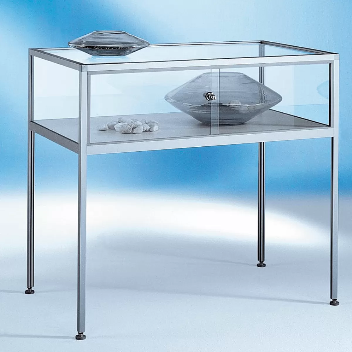 DecoWoerner Vitrine De Table 90 X 100 X 60 Cm