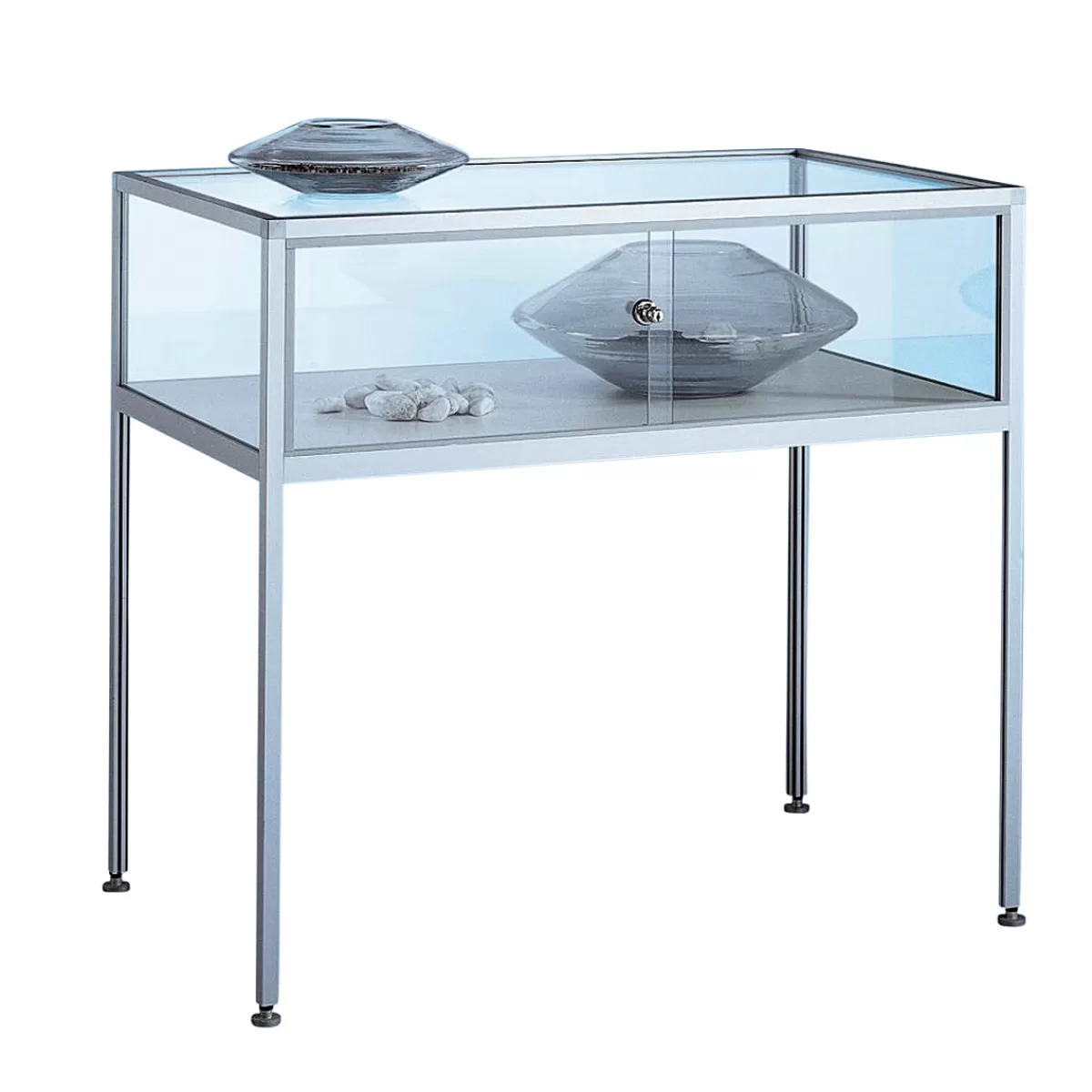 DecoWoerner Vitrine De Table 90 X 100 X 60 Cm